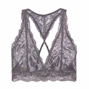 Savage X Fenty Shimmer Floral Lace Racerback Bralette
